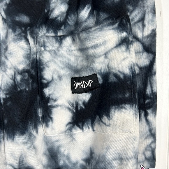 NEW Rip n Dip Tie Dye Cat Face Joggers Large - Picture 7 of 10